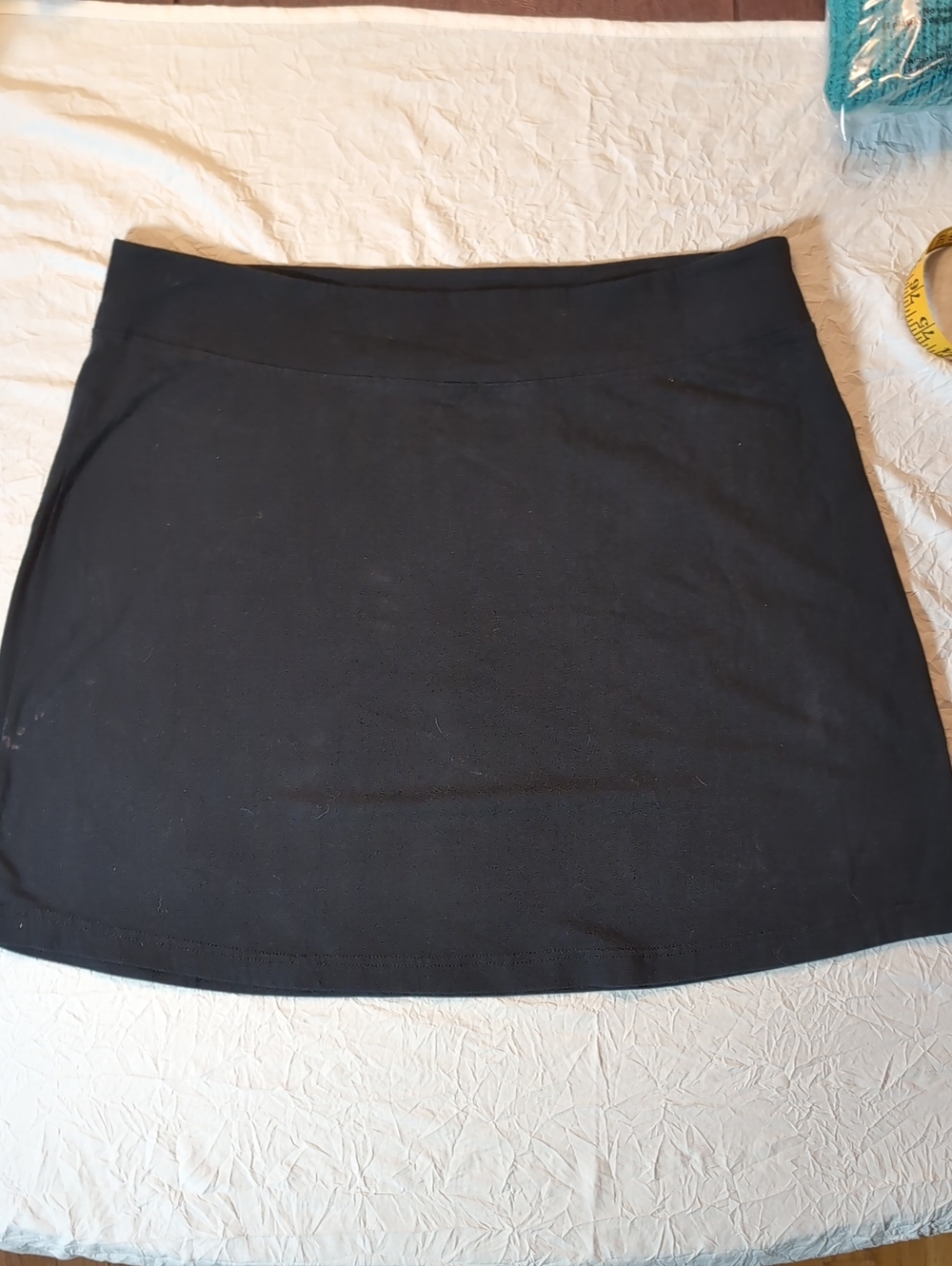 Merona Black Athletic Skirt Activewear Flattering A-Line Comfort Waist Size L
